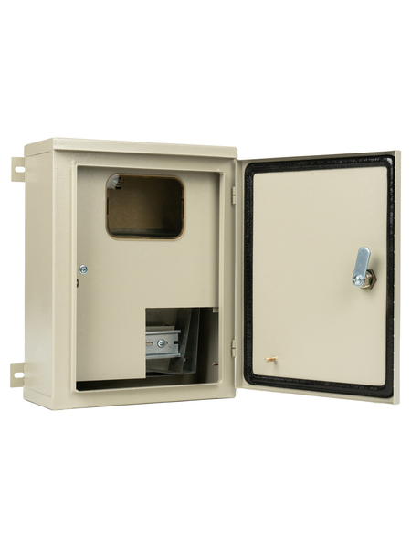 Щит учета ЩУ-1/1-С (310х240х120) IP65 (под один счетчик однофазный) (с креплением на столб)