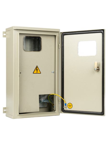 Щит учета ЩУ-1/4-С (620х420х120) IP65 (под четыре счетчика однофазных) (с креплением на столб)