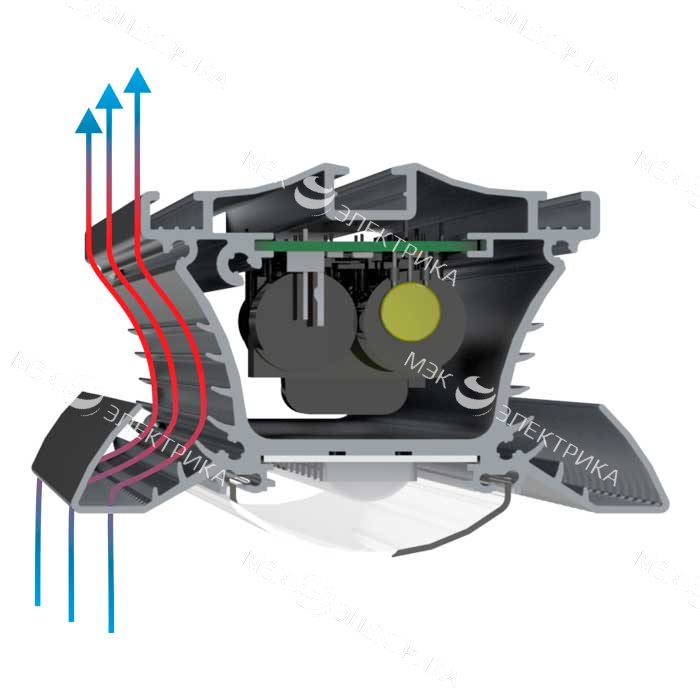 Светильник L-industry 120 Turbine/100/Г60/4.0K/01/IKV-34/220AC IP66 подвесное крепление LEDEL 524112