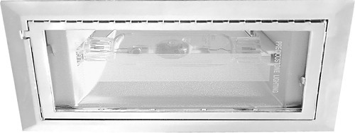 Светильник потолочный с алюминиевым отражателем, MHB R7S белый, без пускателя, SP025 Feron