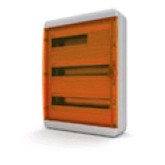 Бокс навесной IP-65 54 мод. прозр/оранжевая BNO 65-54-1