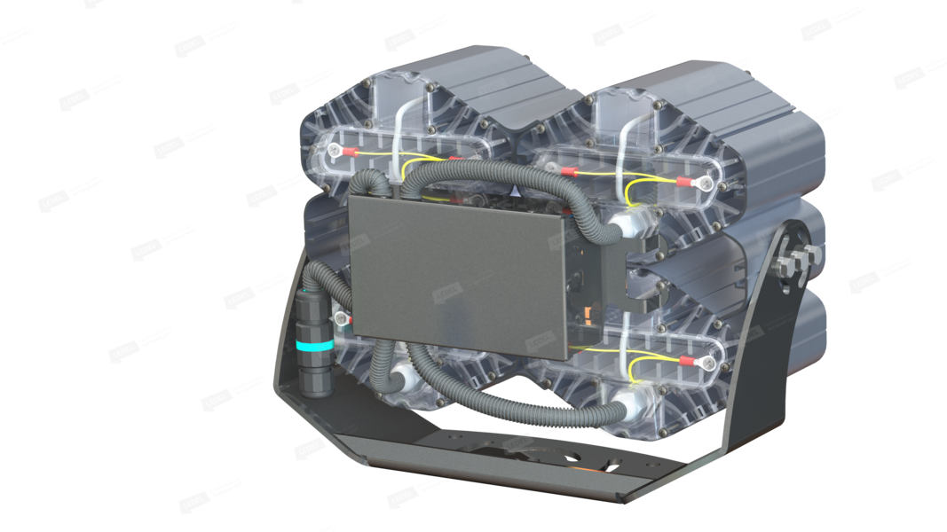 Светильник L-lego II 500 banner/425/Г30/5.0K/01/L100/IKIX-610/220AC IP66 поворотное крепление LEDEL 