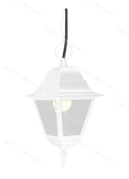 Светильник садово-парковый, 60W 230V E27 белый, 4105/PL4105