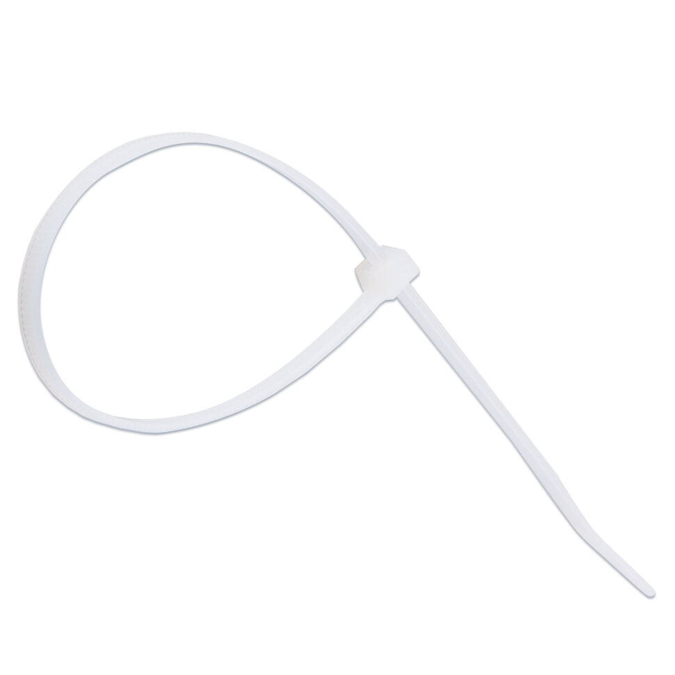 Хомут кабельный 3.6х200 нейл. бел. (уп.100шт) PROCONNECT 57-0200