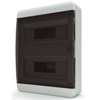 Бокс навесной IP-40 24 модулей прозр/черный BNK 40-24-1