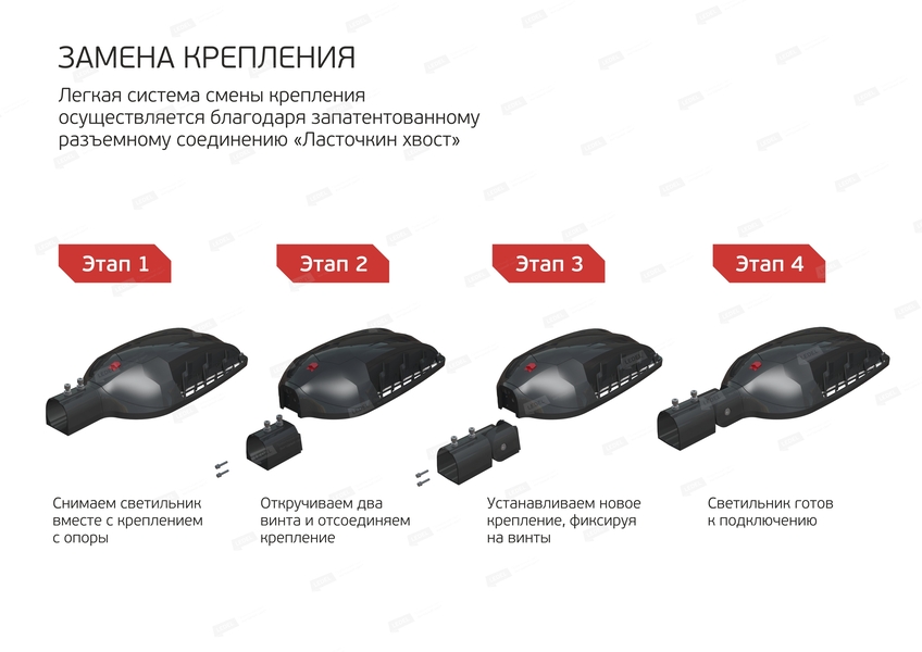 Светильник Street X1/95/Ш8M/5.0K/(L6)/MT-KM/SKX-01/220AC IP66 консольное крепление LEDEL X1169