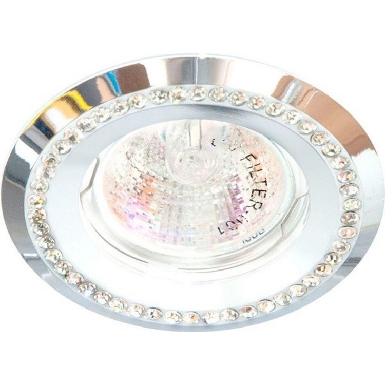 Светильник потолочный MR16 MAX50W 12V G5.3, прозрачный, белый, DL104-C