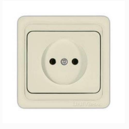 Розетка 1м скр\п слоновая кость "ВАЛЕРИ"