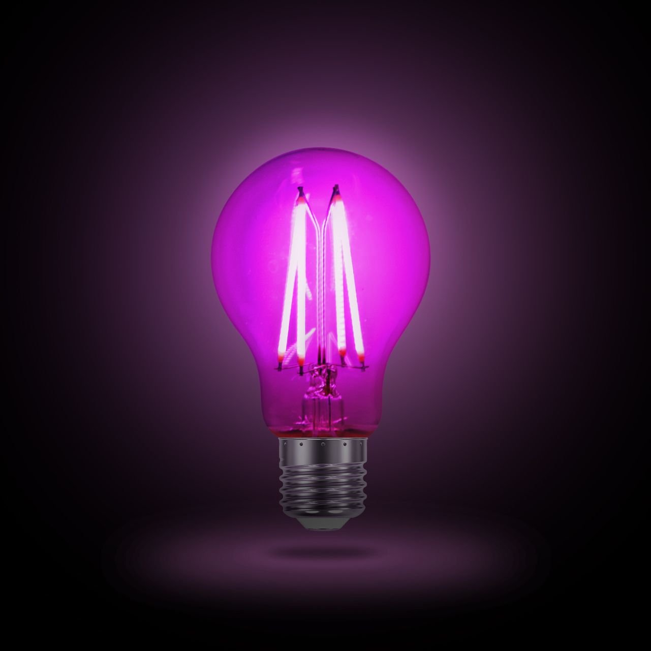 Лампа светодиодная E27- 6W Gauss LED Filament A60 Fito