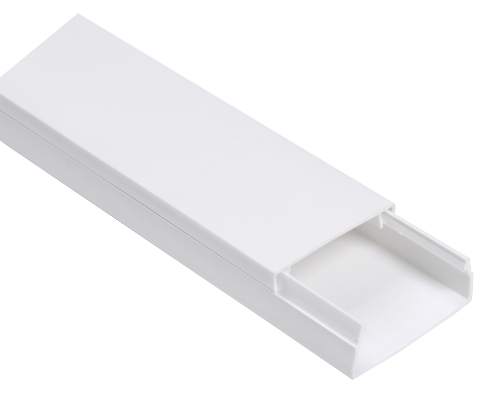 Канал кабельный металлический с крышкой 40х40 крашенный серый (2м)