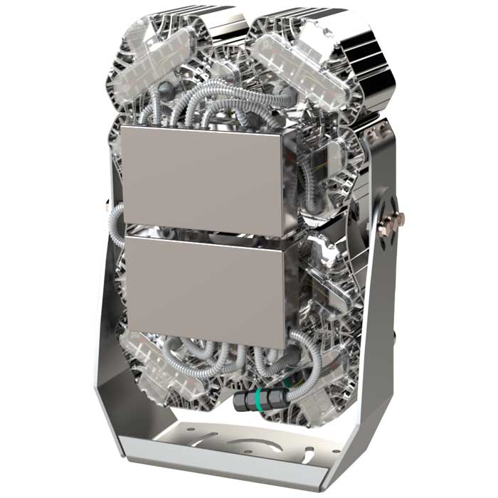 Светильник L-lego II 500 banner/425/Г30/4.0K/01/L100/IKIX-610/220AC IP66 поворотное крепление LEDEL 