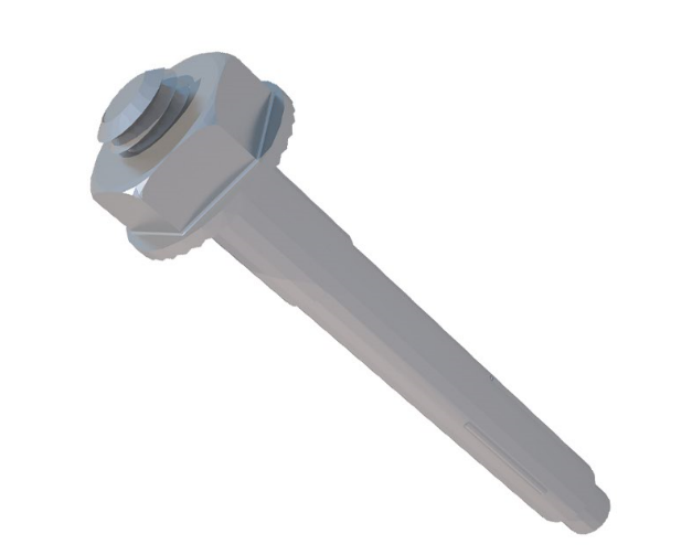 Анкер-болт с гайкой 10х75 (уп.10шт.) "РЭКС СТАНДАРТ"