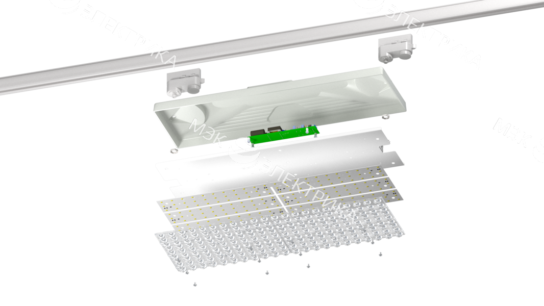 Светильник L-store 73/ГСП05/5.0K/MT-VF/SH/220AC IP20 RAL9005 шинопровод (SH) LEDEL LSTORE00030
