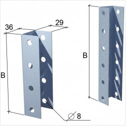 Опора для консолей 100-300, 120мм