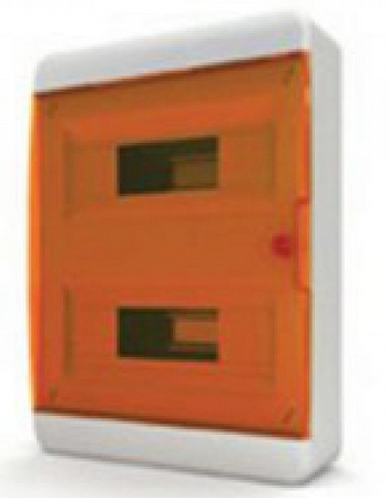 Бокс навесной IP-40 24 модулей прозр/оранжевая BNO 40-24-1