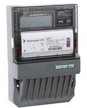 Электросчетчик Меркурий 230 ART-03 PQCSIDN 5(7.5)А/ 3*230/400В многотарифный, ЖКИ, IrDA, CAN