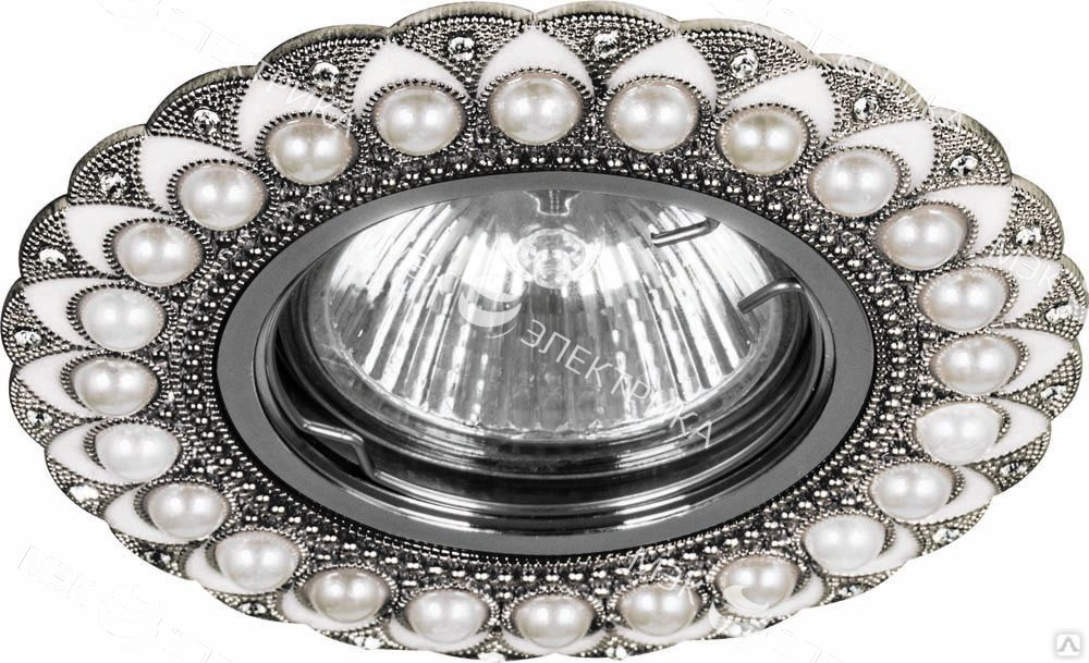 Светильник встраиваемый Feron CD2050 потолочный MR16 G5.3 черный-хром