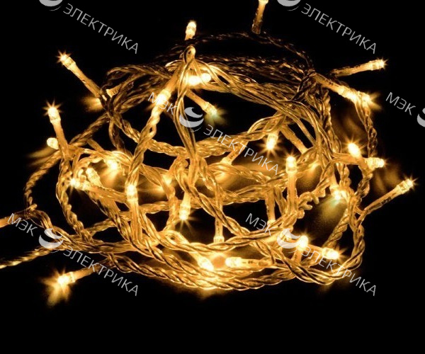 Гирлянда линейная теплая белая 0,9м, CL301