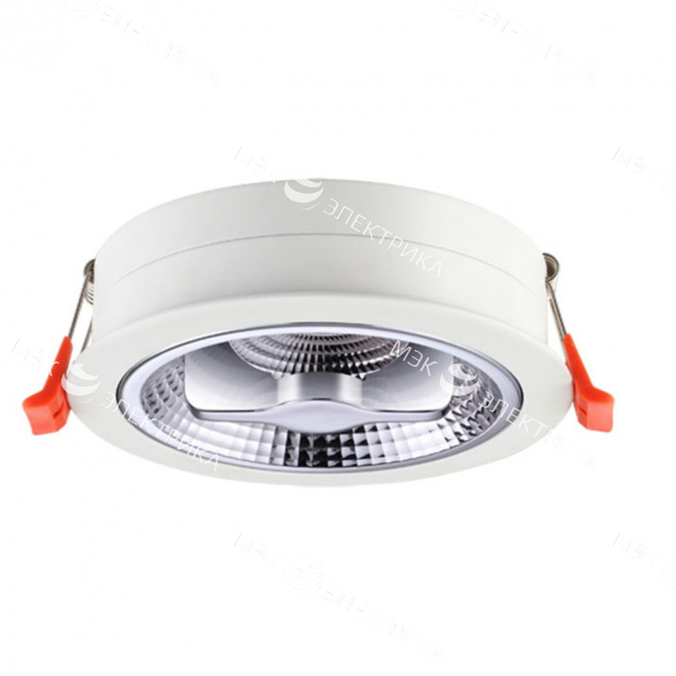 357568 NT18 095 белый Встраиваемый светильник IP20 LED 3000K 15W 220-240V SNAIL