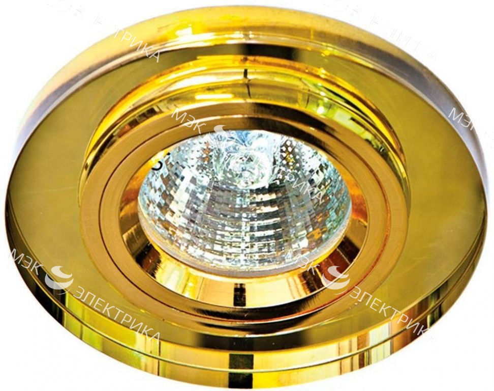 Светильник встраиваемый Feron 8060-2 потолочный MR16 G5.3 желтый