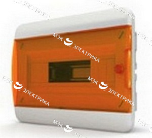 Бокс встраиваемый IP-40 12 модулей проз/оранжевый BVO 40-12-1