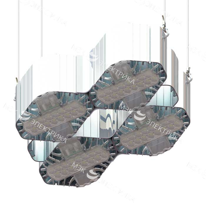 Светильник L-lego II 220/178/Г60/4.0K/L100/01/IKIX-34/220AC IP66 подвесное крепление LEDEL LII095