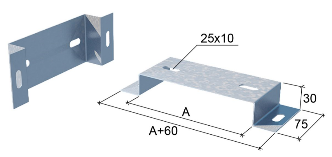 Универсальная скоба 100
