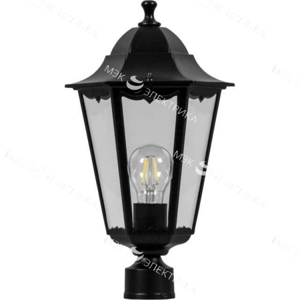 Светильник садово-парковый, 100W 230V E27 черный, 6203/PL6203