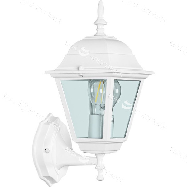 Светильник садово-парковый, 100W 230V E27 белый, 4201/PL4201