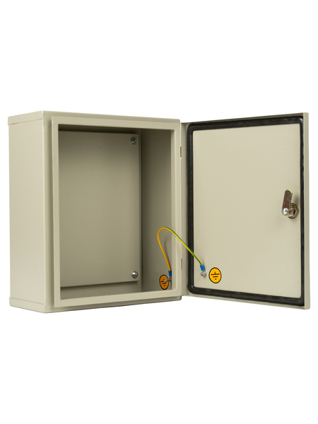 Щит с монтажной панелью ЩМП - 05 МЭК (400х400х155) IP65 (Металлокорпус)