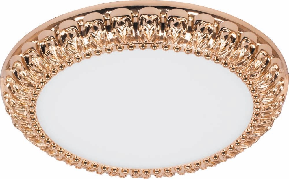 Светильник встраиваемый со светодиодами AL9010 6W/480Lm/4000К/золото Feron