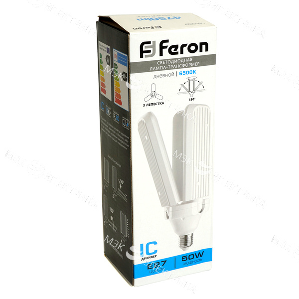 Лампа светодиодная Feron LB-653 E27 50W 4000K