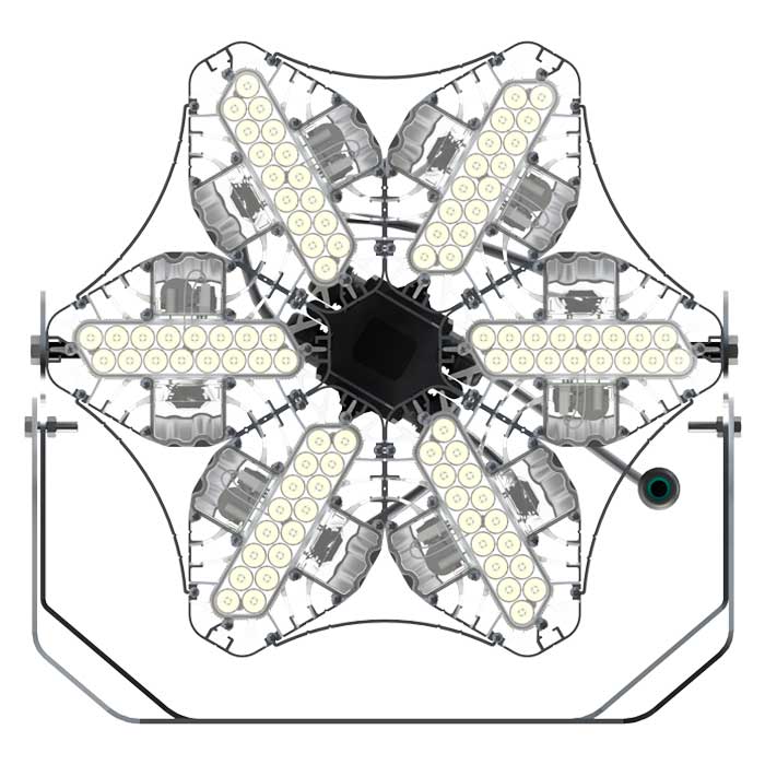 Светильник L-lego II 330 banner/242/Д/5.0K/01/L100/IKIX-66/220AC IP66 поворотное крепление LEDEL LII