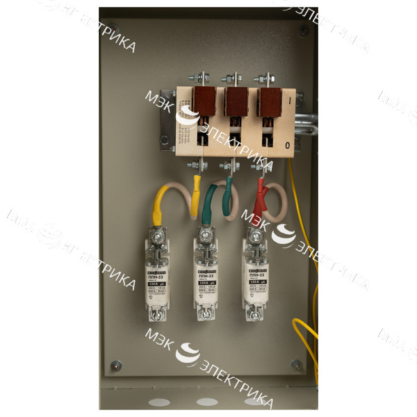 Ящик силовой с рубильником ЯВЗШ-31М-54 У2 с ПН-2 100А (PE) 4 штыря (500х300х170) IP65 