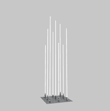 Декоративный светильник iGuzzini Typha Bollard Steel ADT5.713 (1500mm)