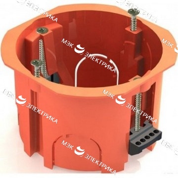 Коробка установочная D65х45 (IP-30) оранжевая для гипсокартона