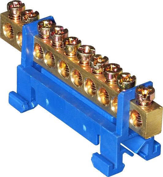 Шина N нулевая изолированная КSN-2-6х9-13