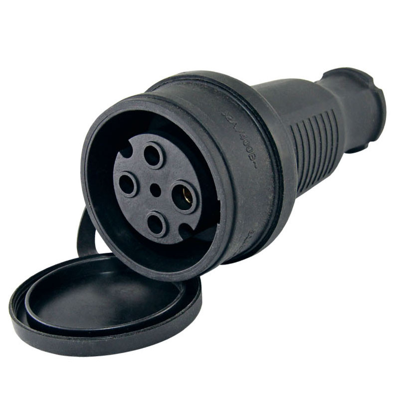 Розетка переносная каучук 3Р+Е,16А,380-415V