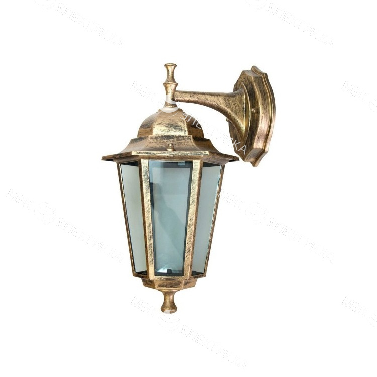 Светильник садово-парковый 60W 230V E27 черное золото, 6102 "Классика" Feron