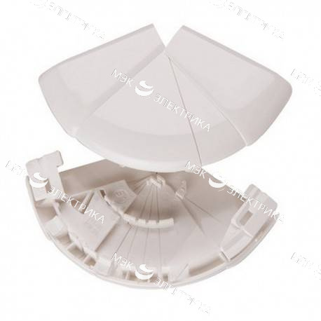 Угол для кабель-канала внешний изменяемый 60-120град. для DLP 105х50 бел. Leg 010619