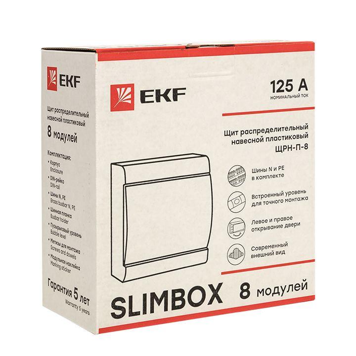 Щит ЩРН-П-8 "SlimBox" IP41 PROxima EKF sb-n-8