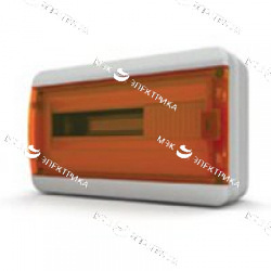 Бокс навесной IP-65 18 модулей прозр/оранжевая BNO 65-18-1