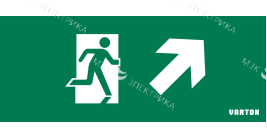 пиктограмма "ФИГУРА / СТРЕЛКА ВВЕРХ" для аварийно-эвакуационного светильника ip20
