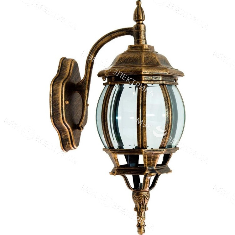 Светильник садово-парковый 100W 230V E27 черное золото, 8102 "Классика" Feron