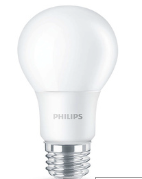 Лампа светодиодная E27-12W-3000K (шар матовый) Philips