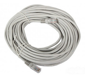 Патч-корд UTP 5e кат. литой 20м сер. Rexant 18-1011