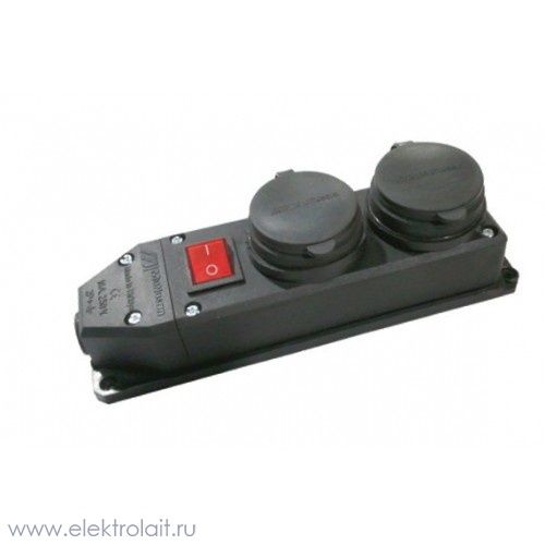 Колодка двойная каучук Mutlusan MUT-29/2 1*16А