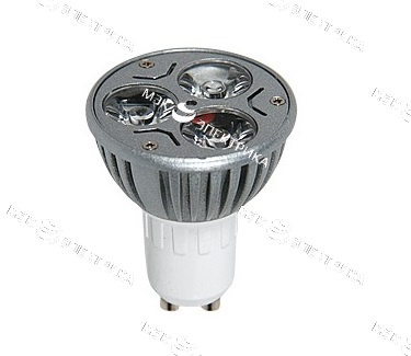 Лампа светодиодная GU10- 4.5W-6100К FlexLED