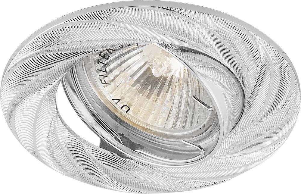 Светильник встраиваемый Feron DL6027 потолочный MR16 G5.3 хром поворотный