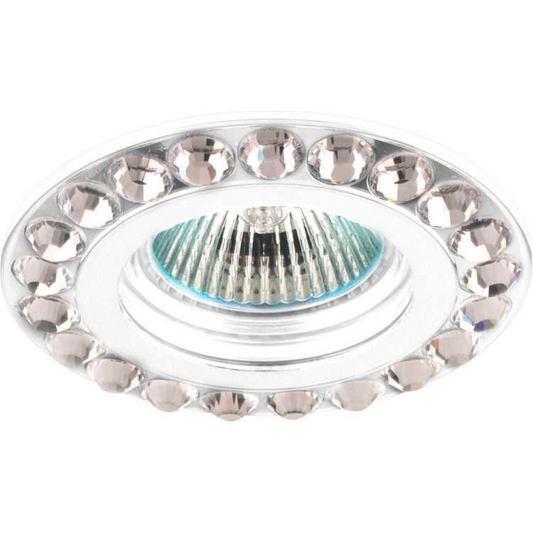 Светильник потолочный MR16 MAX50W 12V G5.3, прозрачный, белый, DL111-C